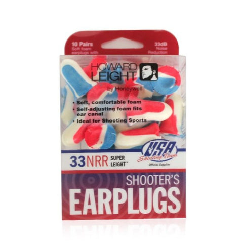 Howard Leight USA Shooters Ear Plugs 10 Pr