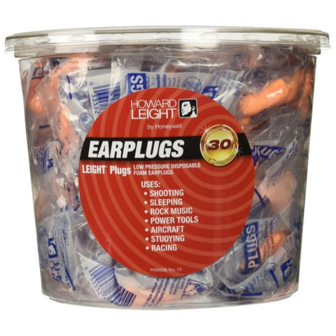 Howard Leight Plugs Low Press Foam Uncorded Ear Plugs 100 Pr