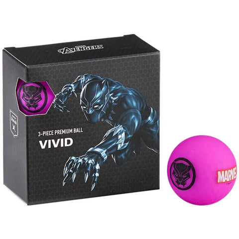 Volvik Marvel Golf Balls 4pk-Black Panther