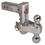 Trimax TRZ6AL-RP Razor 6in Aluminum Adjust Hitch-Dual Ball