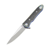 Artisan Shark Folder 3.94 in Fancy Titanium Hndl S35VN