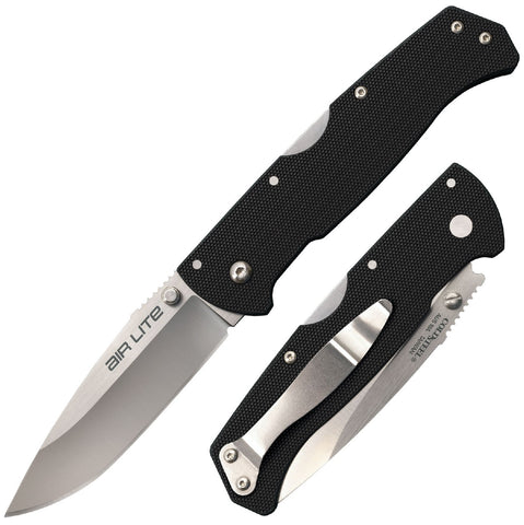 Cold Steel Air Lite Drop Pt Folder 3.5 in Blade G-10 Handle